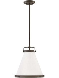 Lexi 13 1/2-Inch Pendant in Oil Rubbed Bronze.